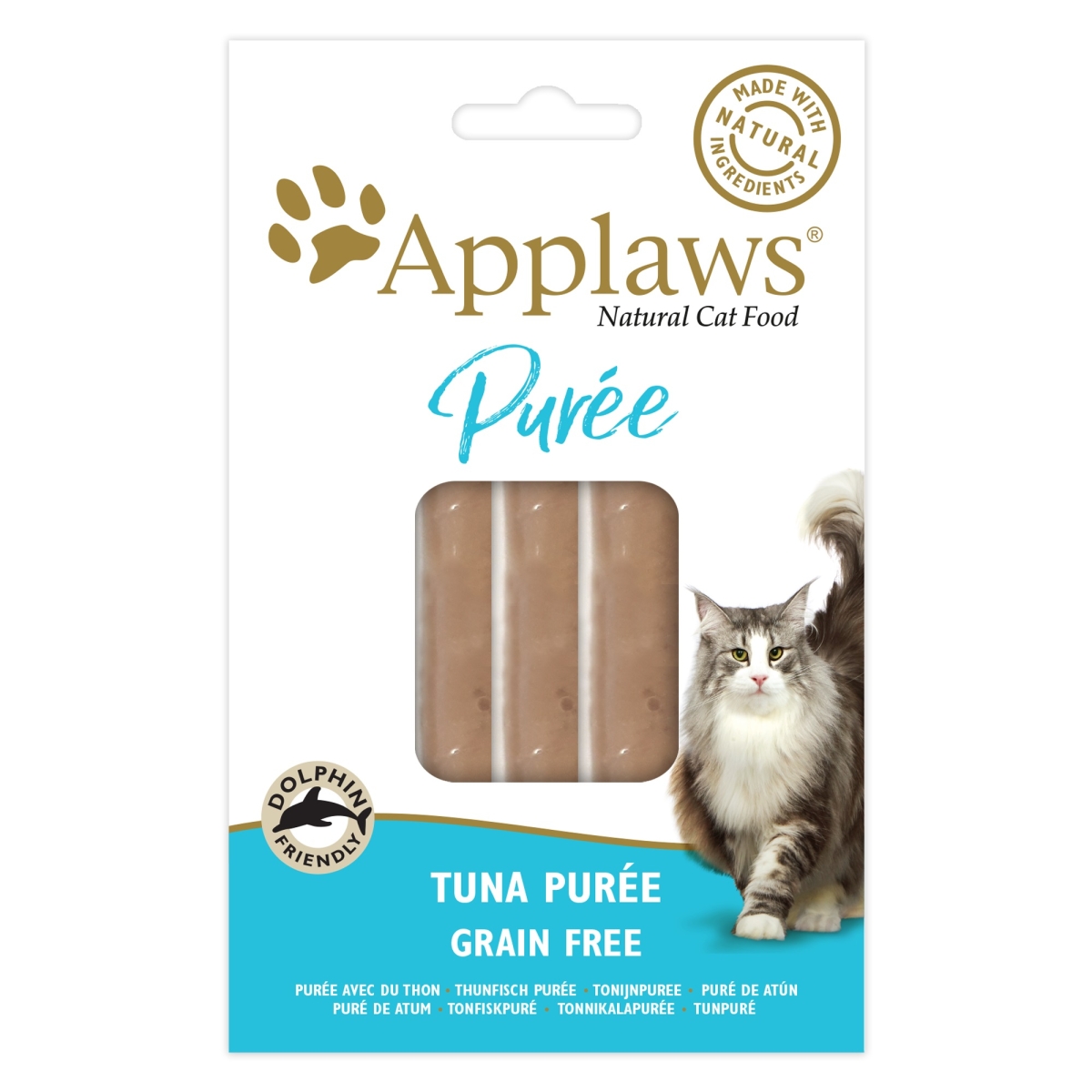 Applaws tuno tyrės skanėstas katėms, 8 vnt. x 7g - 