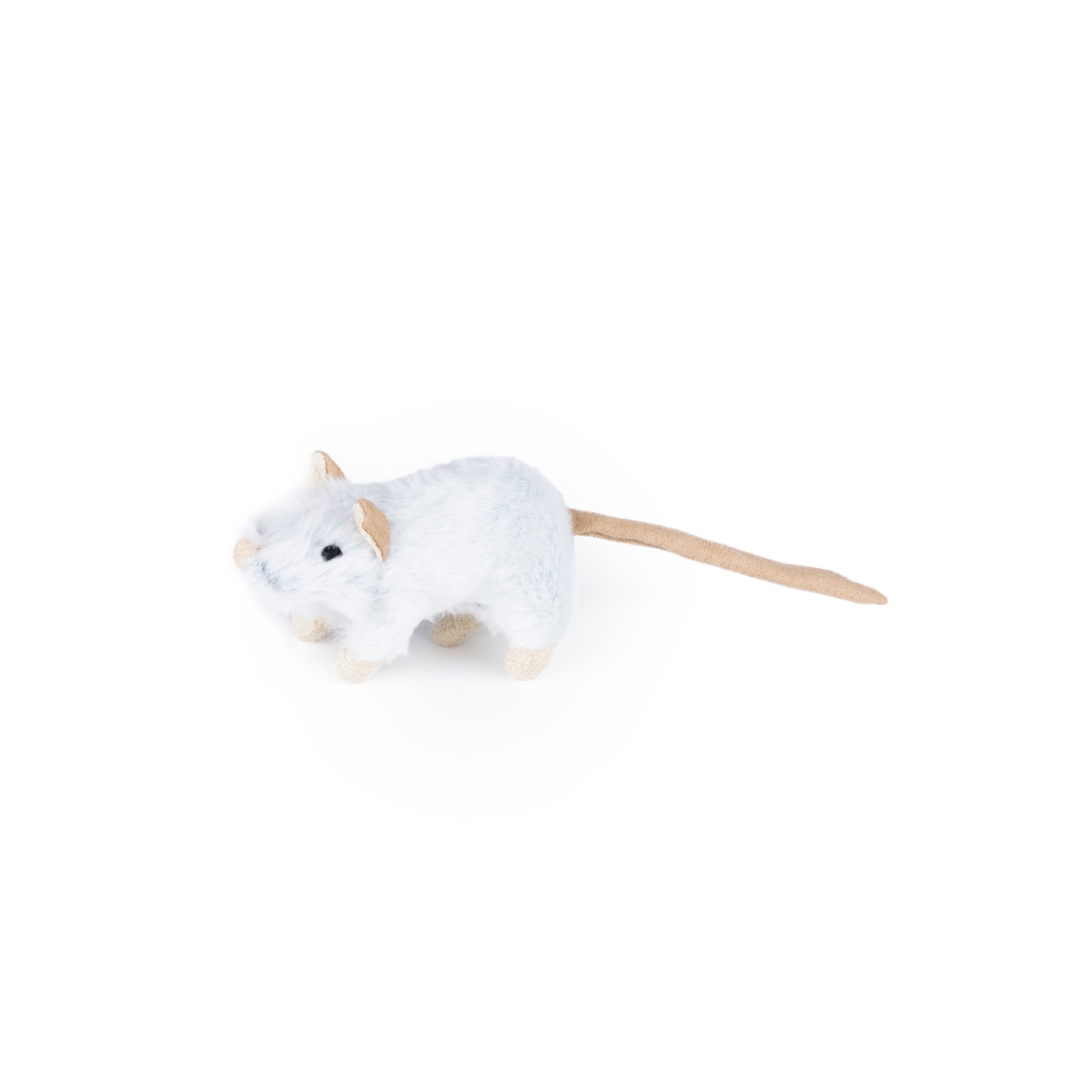 L&B ŽAISLAS KATĖMS NAMINĖ PELĖ, 18,5X6,5X4CM, ŠVIESIAI PILKAOS SPALVOS - 