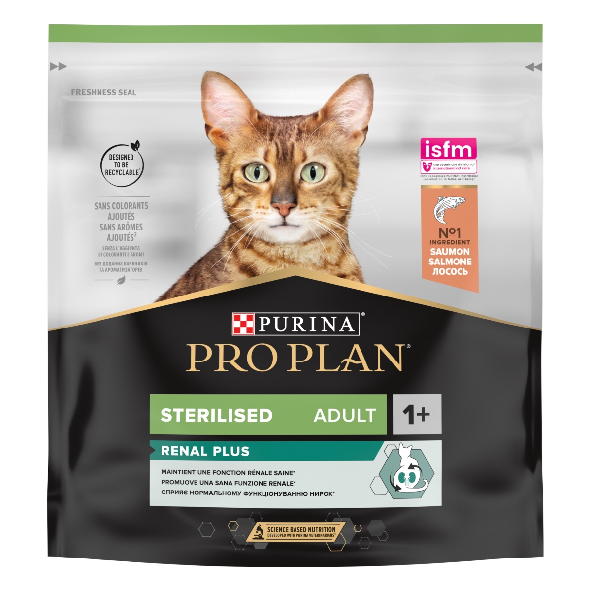 Pro Plan Sterilised sausas maistas steril. katėms su lašiša, 400 g - 