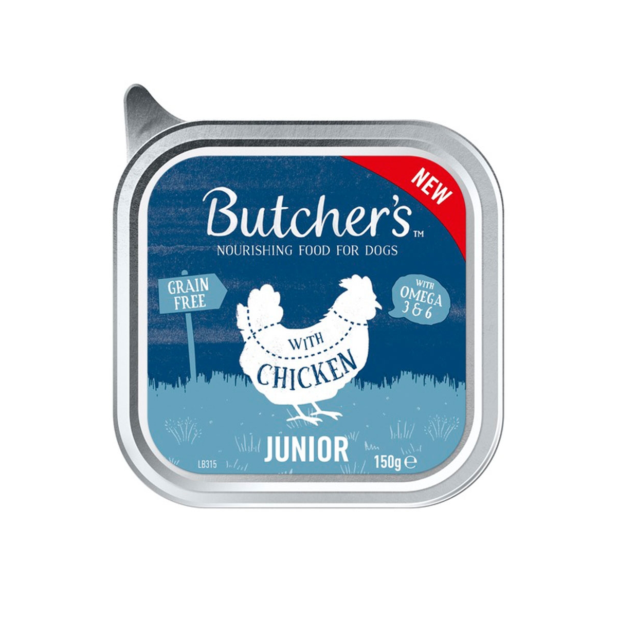 Butcher's Original Junior paštetas šunims su vištiena, 150g - 