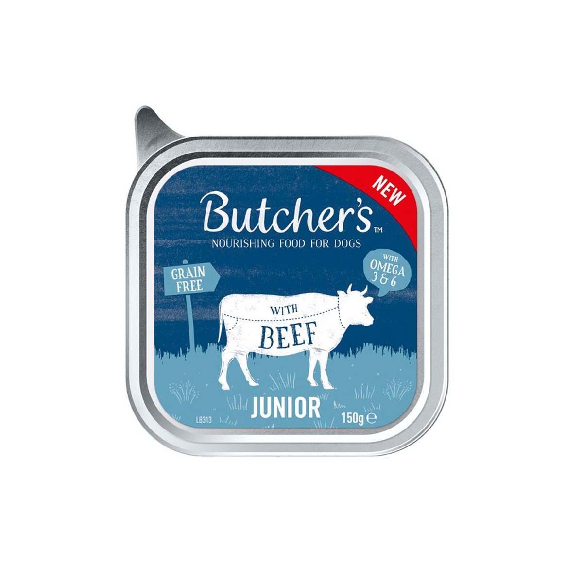 Butcher's Original Junior paštetas šunims su jautiena, 150g - 