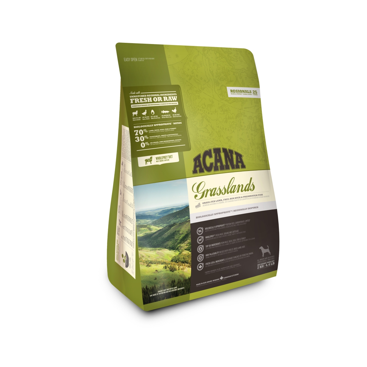 Acana Grasslands sausas šunų maistas 2kg - 