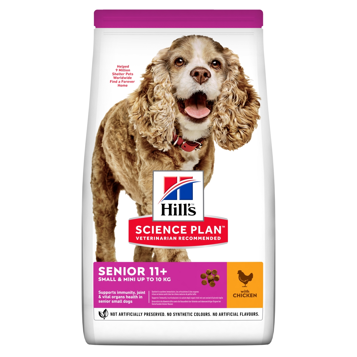 Hills Canine maistas su vištiena s&miniatiure senior 1,5kg. - 