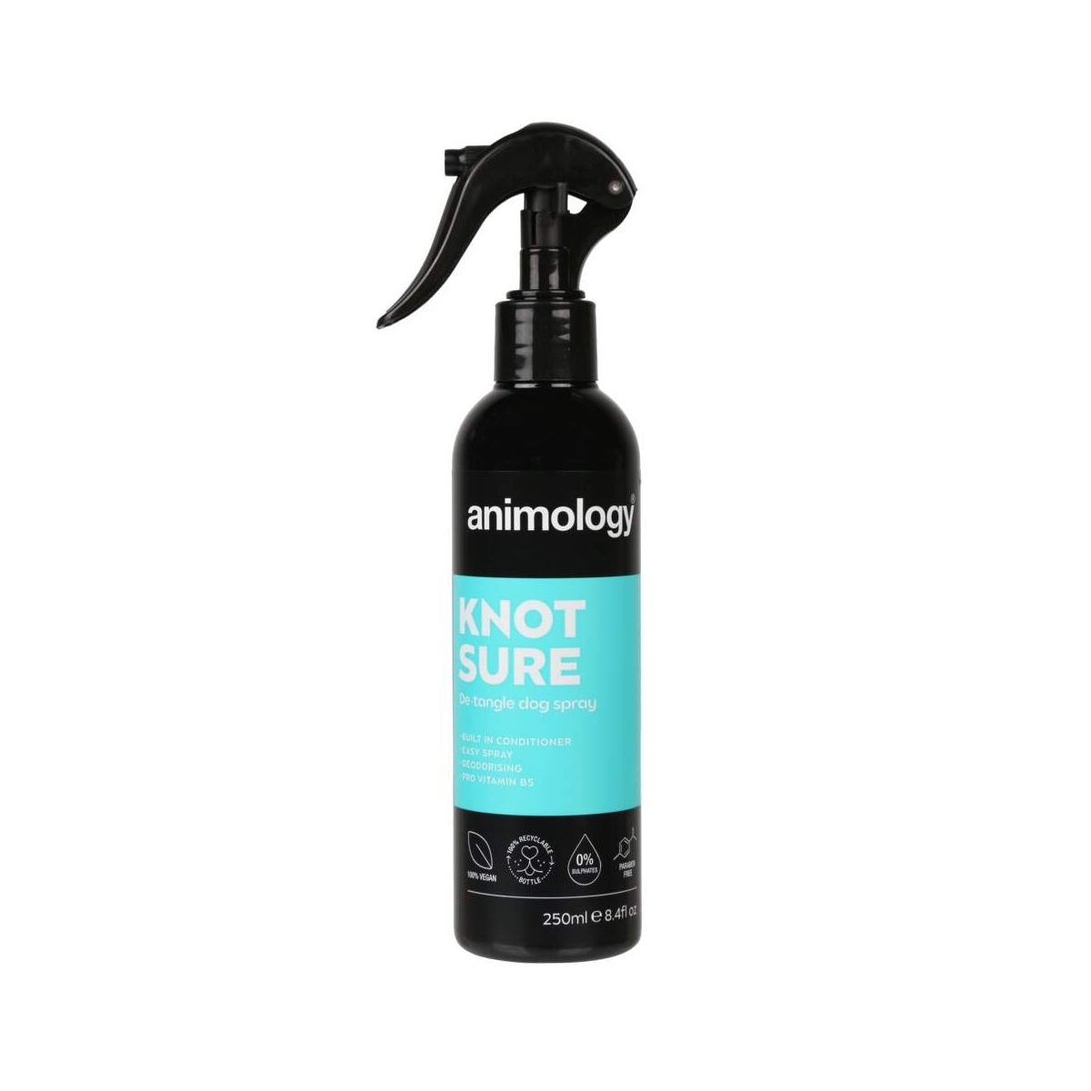 ANIMOLOGY KNOT SURE DENTANGLE PURŠKIKLIS ŠUNIMS SĄVĖLOMS ŠUKUOTI, 250 ML - 