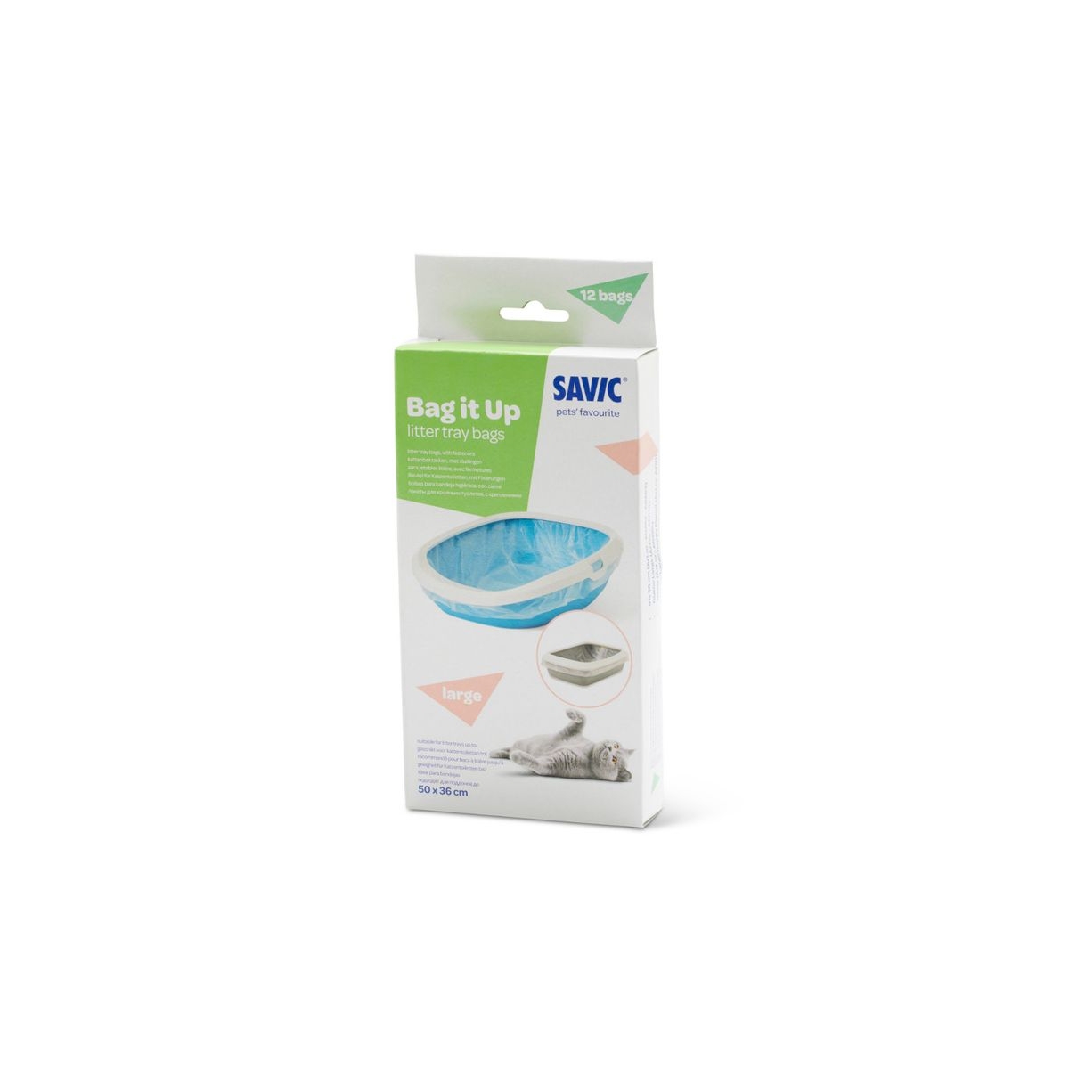 Savic Bag It Up tualeto maišeliai, 50x36cm, 12vnt - 