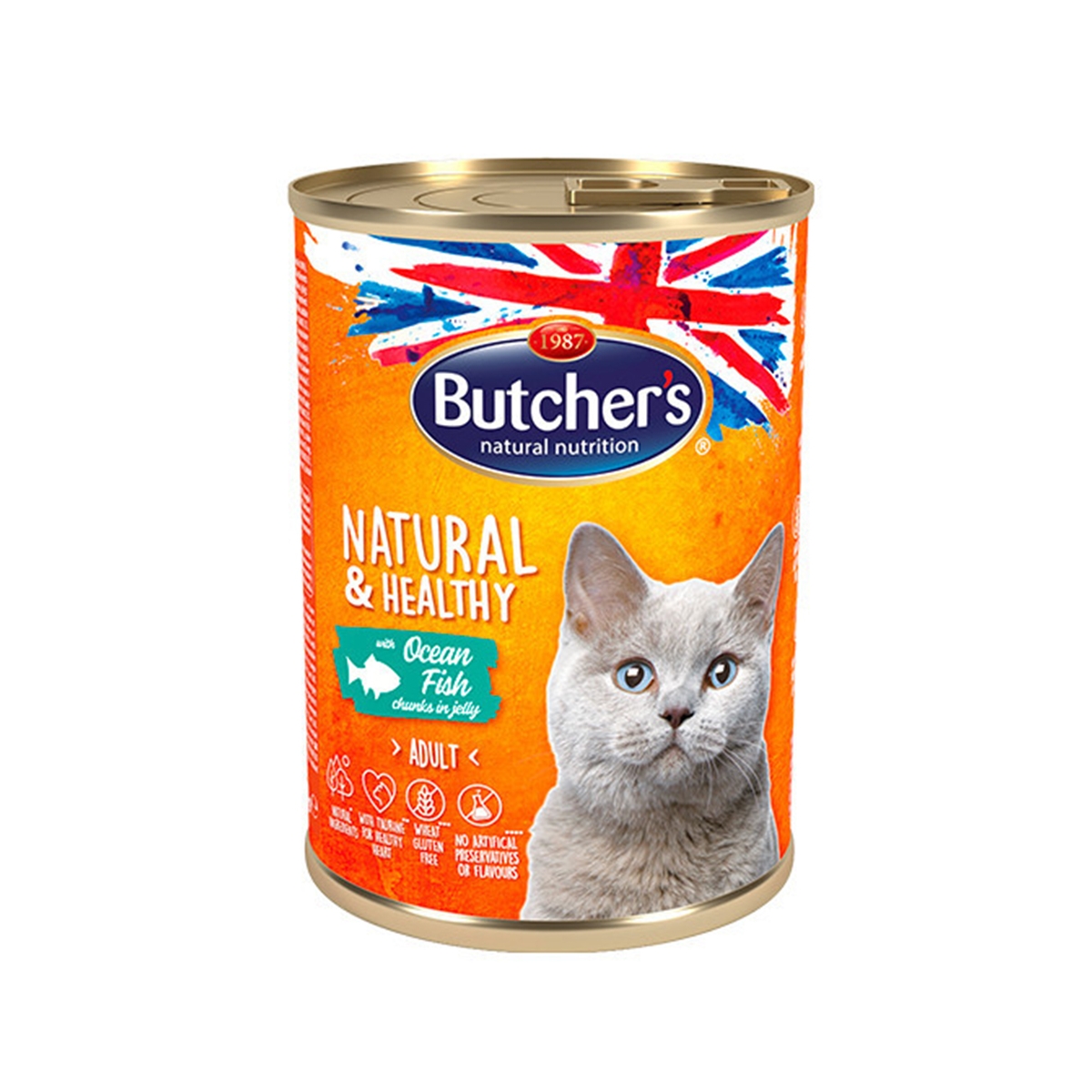 Butcher's Classic žuvies konservai katėms, 400 g -  1