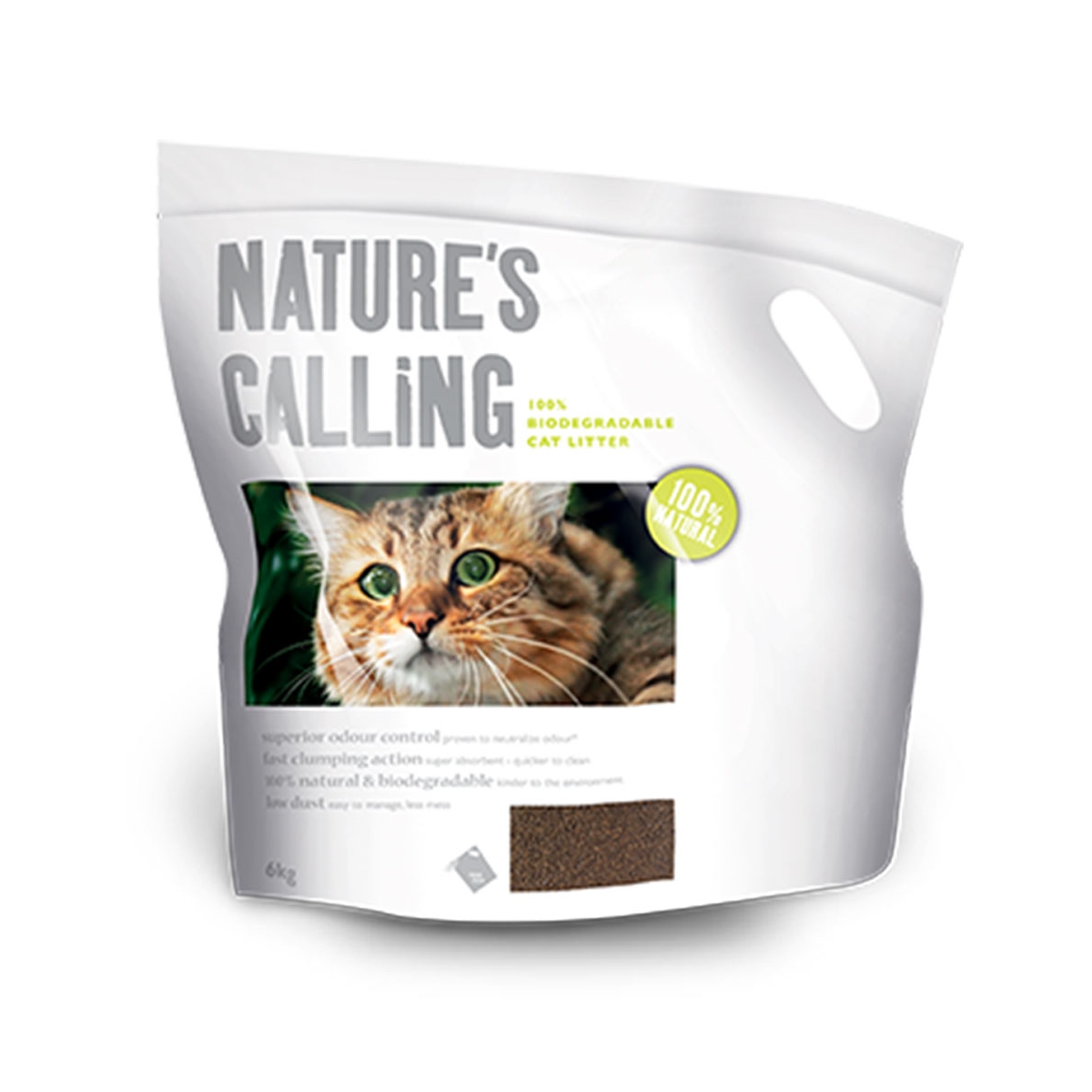 Nature's Calling riešutų kevalų kraikas, 6 kg -  1