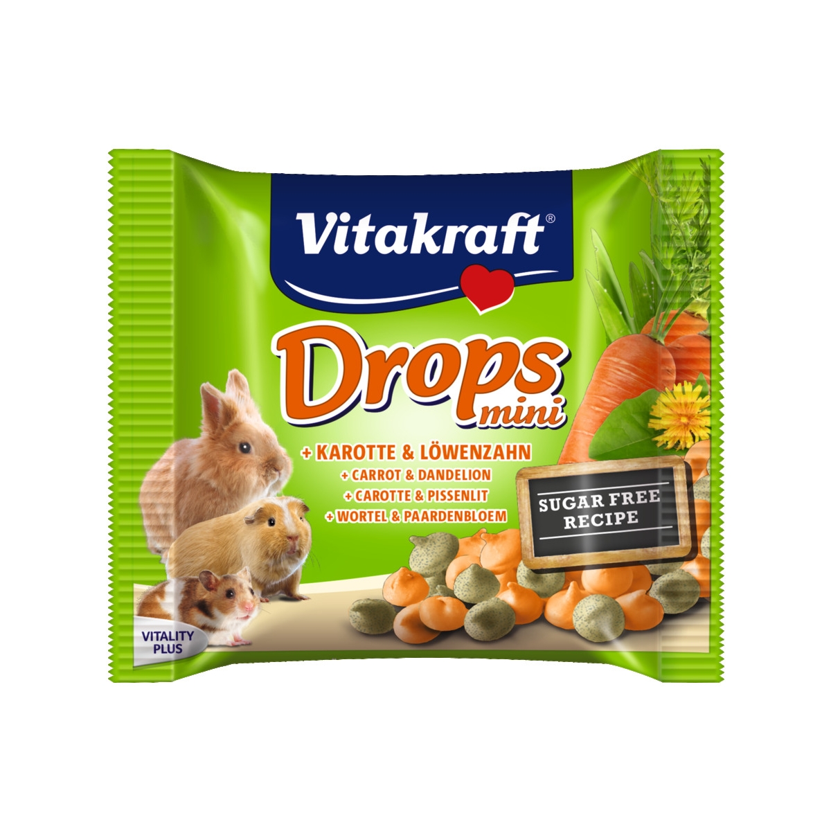 Vitakraft Drops Mini maistas graužikams 40g - 