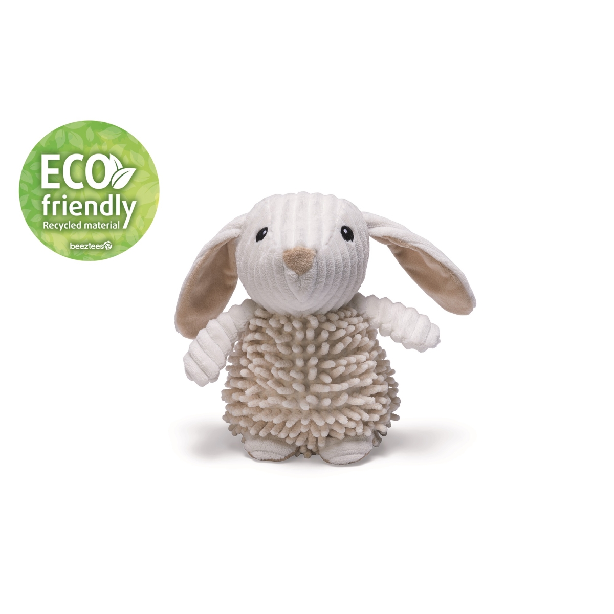 Beeztees Jenno Eco žaislas šunims-triušis, smėlio sp. - 