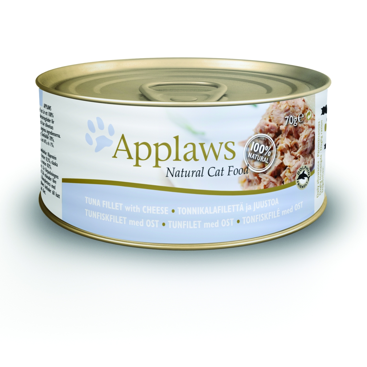 Applaws konservai katėms su tunu ir sūriu ,70 g - 