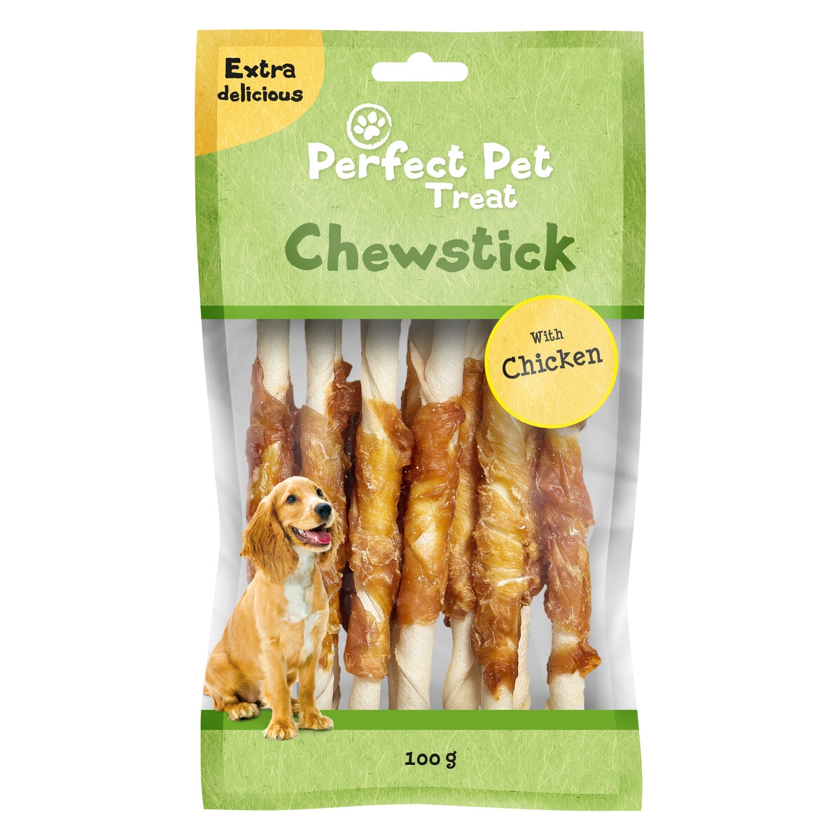 Perfect Pet Wrapped skanėstas šunims, su vištiena, 100g - 