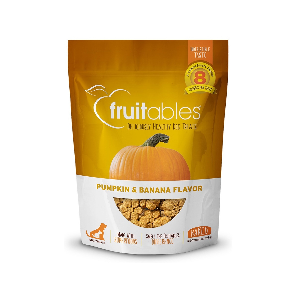 Fruitables skanėstai šunims su moliūgu ir bananu, 200 g -  1