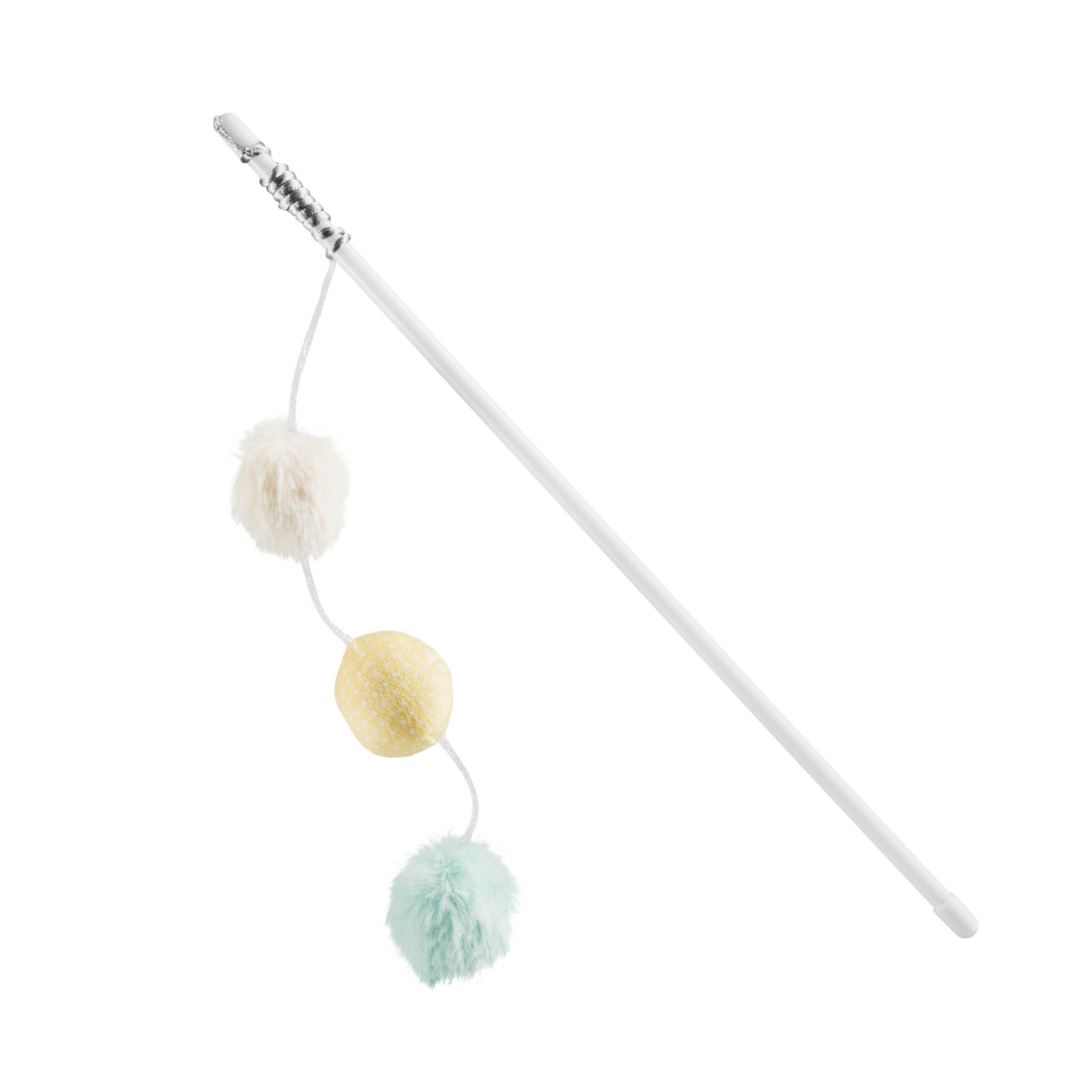 L&B BASICS ŽAISLAS KAČIUKAMS LAZDELĖ SU KAMUOLIUKAIS, 40 CM - 