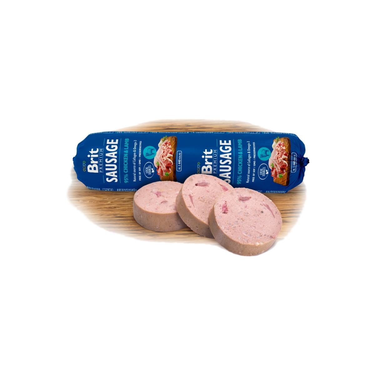 Brit Premium dešra šunims su vištiena/ėriena 800g - 