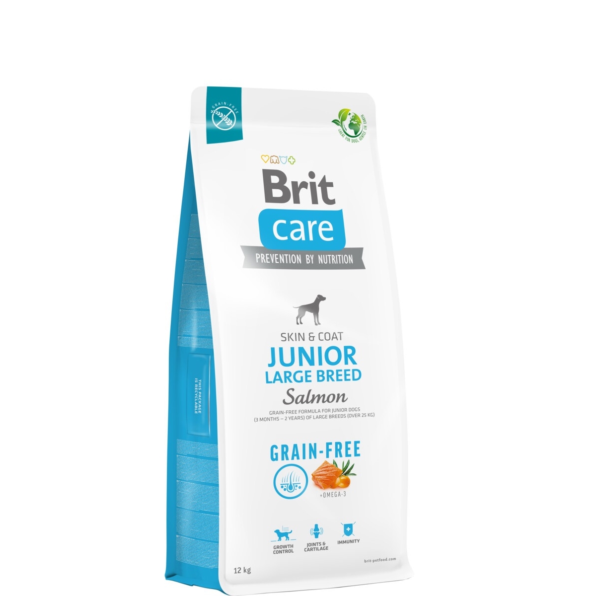 Brit Care maistas jauniems didelių veislių šunims su lašiša 3kg - 