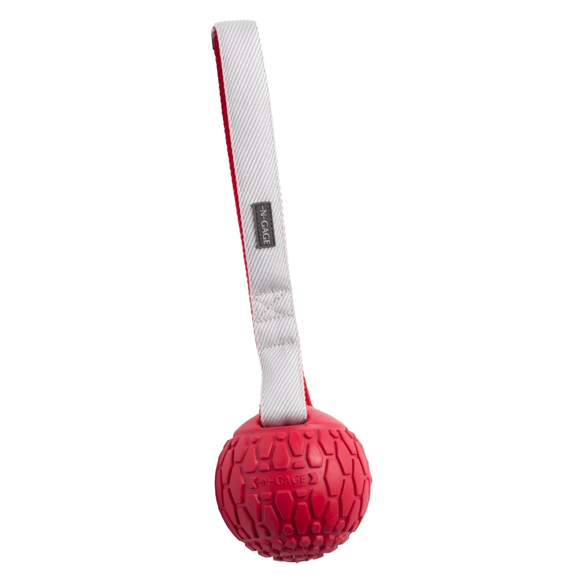 N-GAGE CLASSIC HANDLER ŽAISLAS SU RANKENA ŠUNIMS, M DYDŽIO, RAUDONOS SPALVOS - 
