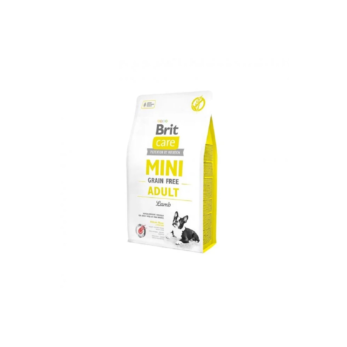 Brit Care begrūdis sausas maistas mažų veislių šunims su eriena, 2kg - 