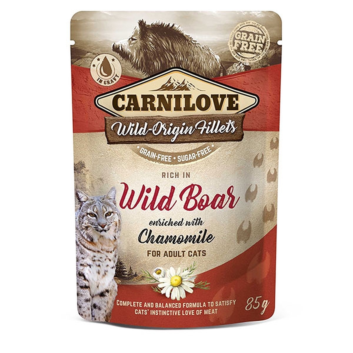 Carnilove konservai katėms su šerniena, 85 g - 