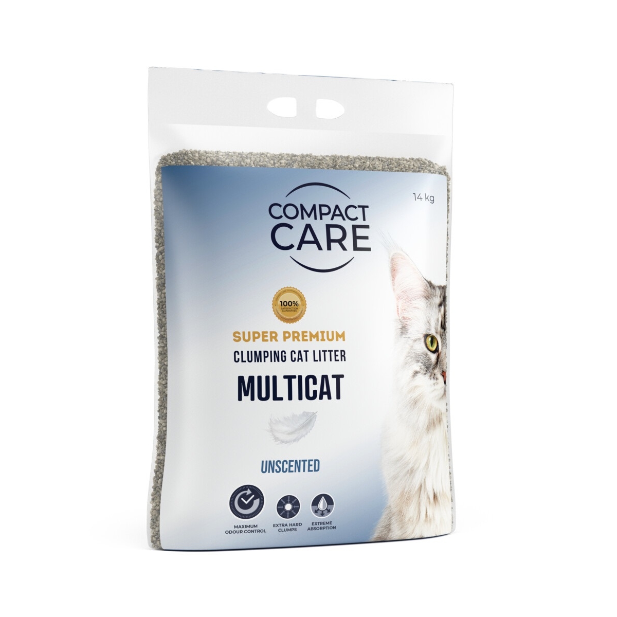 Compact Care Multicat bekvapis kraikas katėms, 14 kg - 