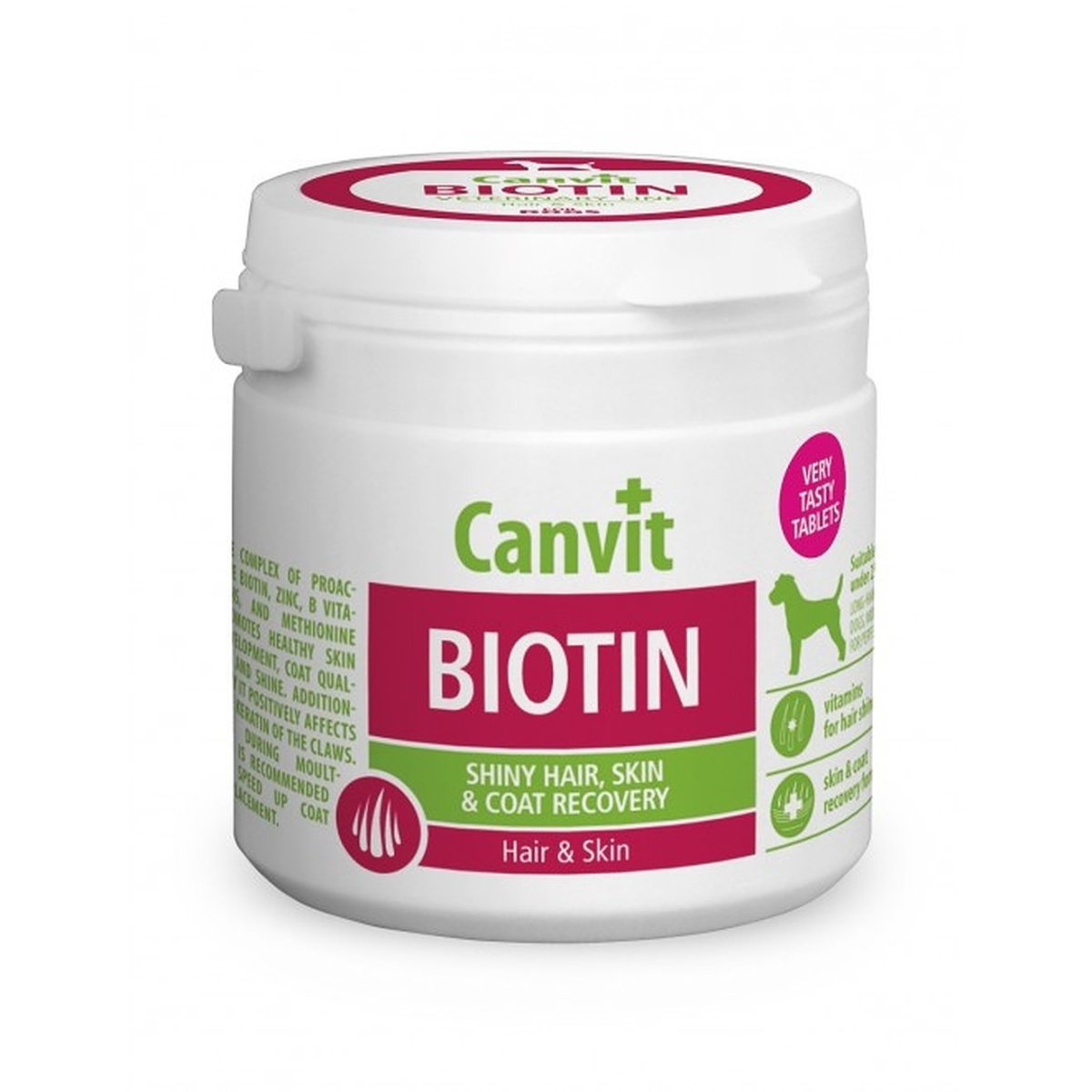 Canvit biotin papildas šunims 100 tablečių 100g - 