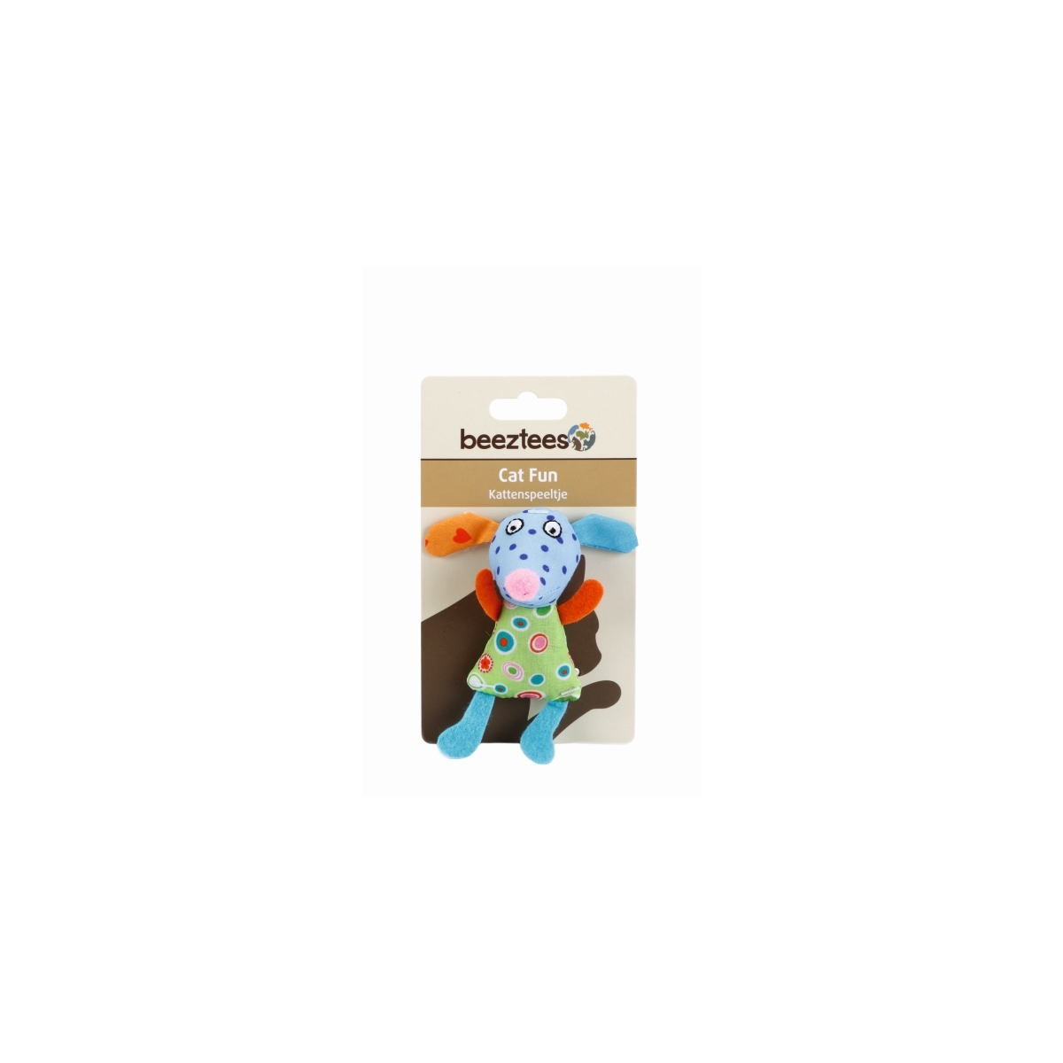 Beeztees Fidel medžiaginis žaislas katėms, 10 cm - 