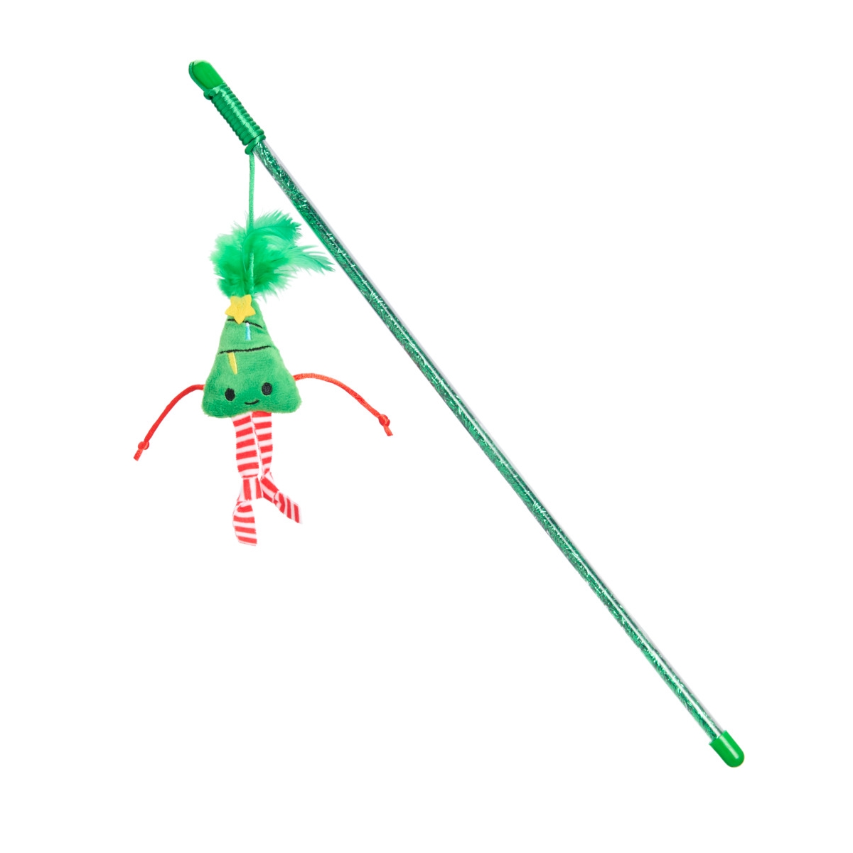 Little & Bigger kalėdinis žaislas katėms su eglute ir garsais - 