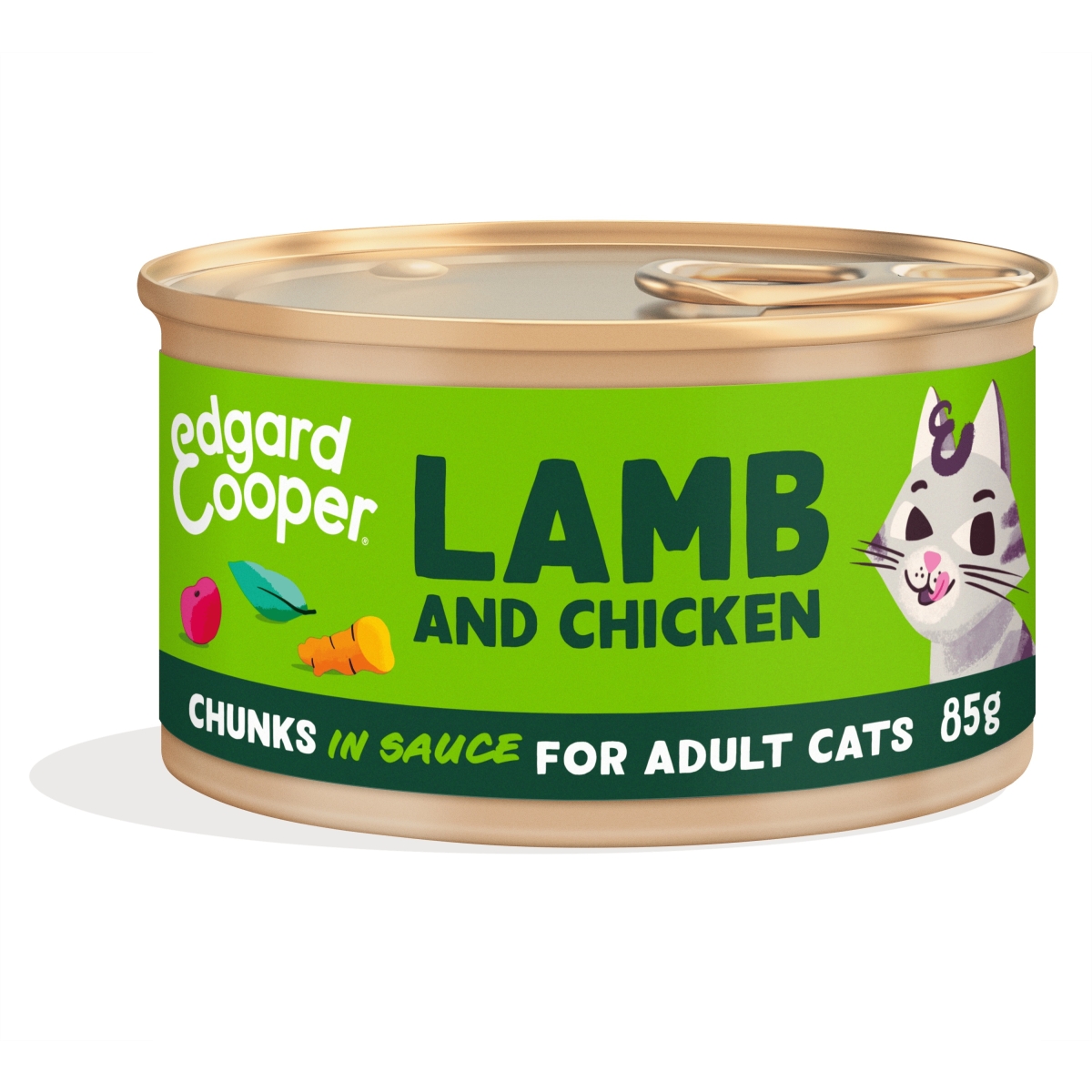 Edgard & Cooper konservuotas maistas katėms su ėriena ir vištiena, 85g -  1