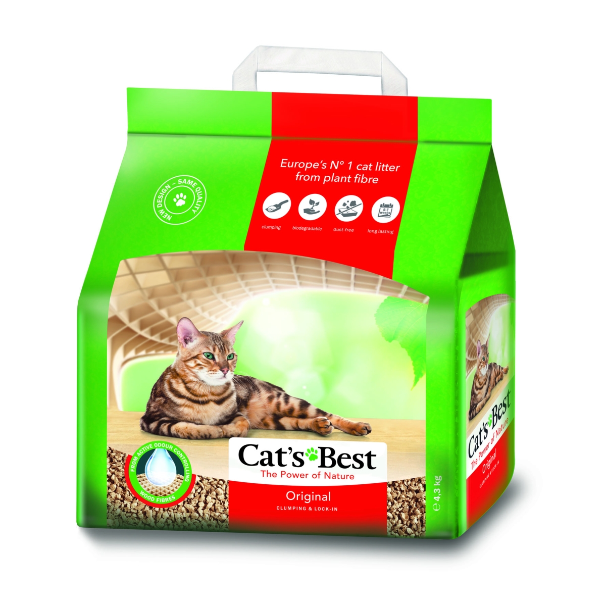 Cats Best Original kraikas katėms, 10 L, 4,3 kg