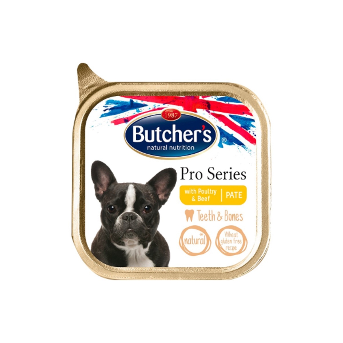 Butcher's Pro paukštienos ir jautienos paštetas šunims, 150g - 