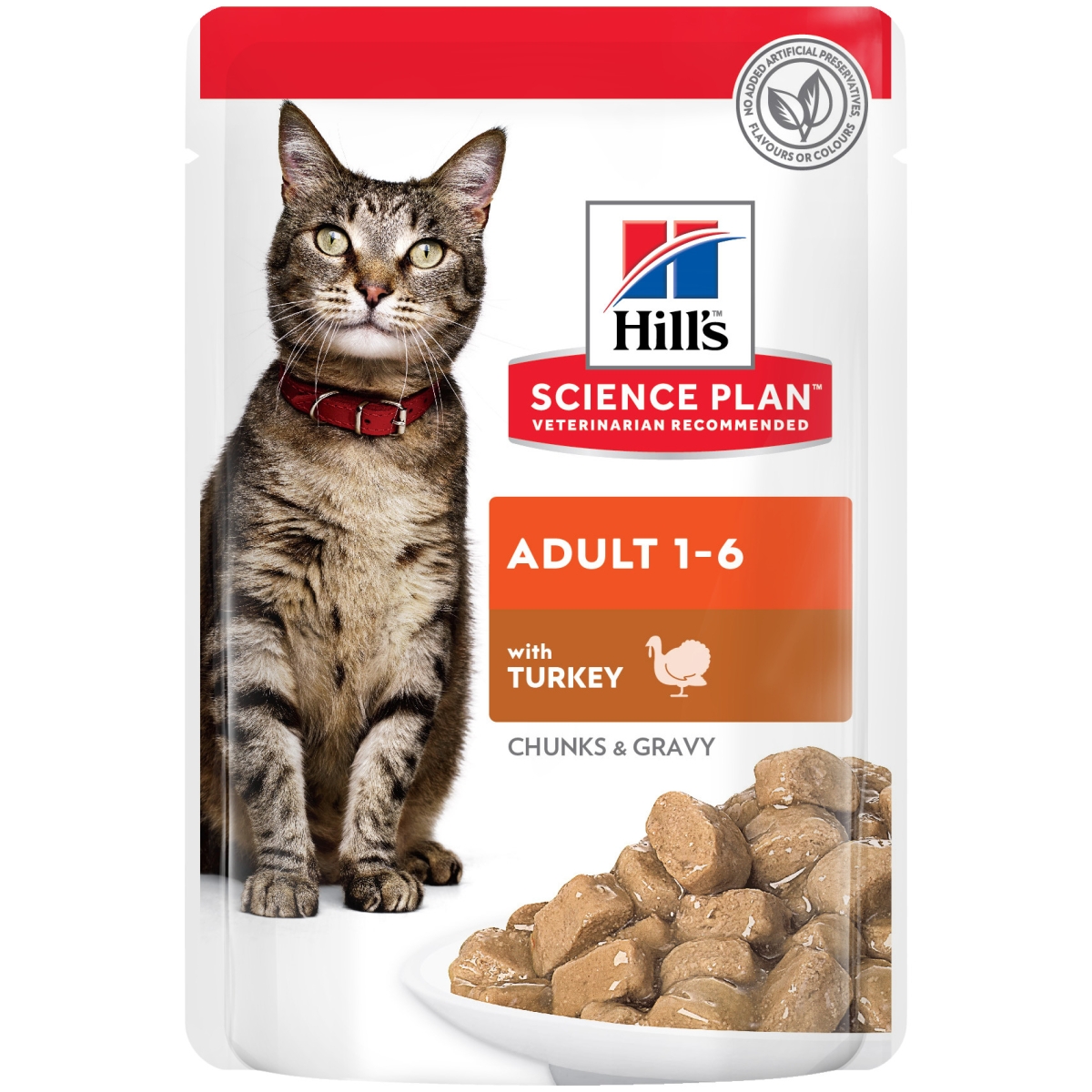 Hill´s Feline Adult konservai katėms su kalakutiena 12x85g - 