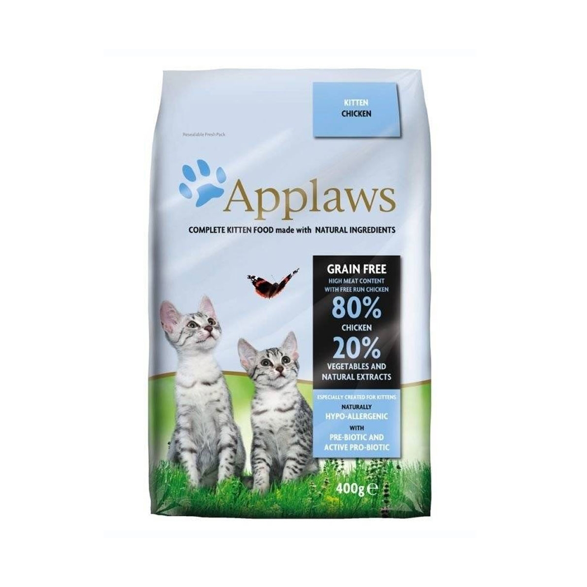 Applaws Kitten sausas maistas kačiukams su vištiena, 400 g - 