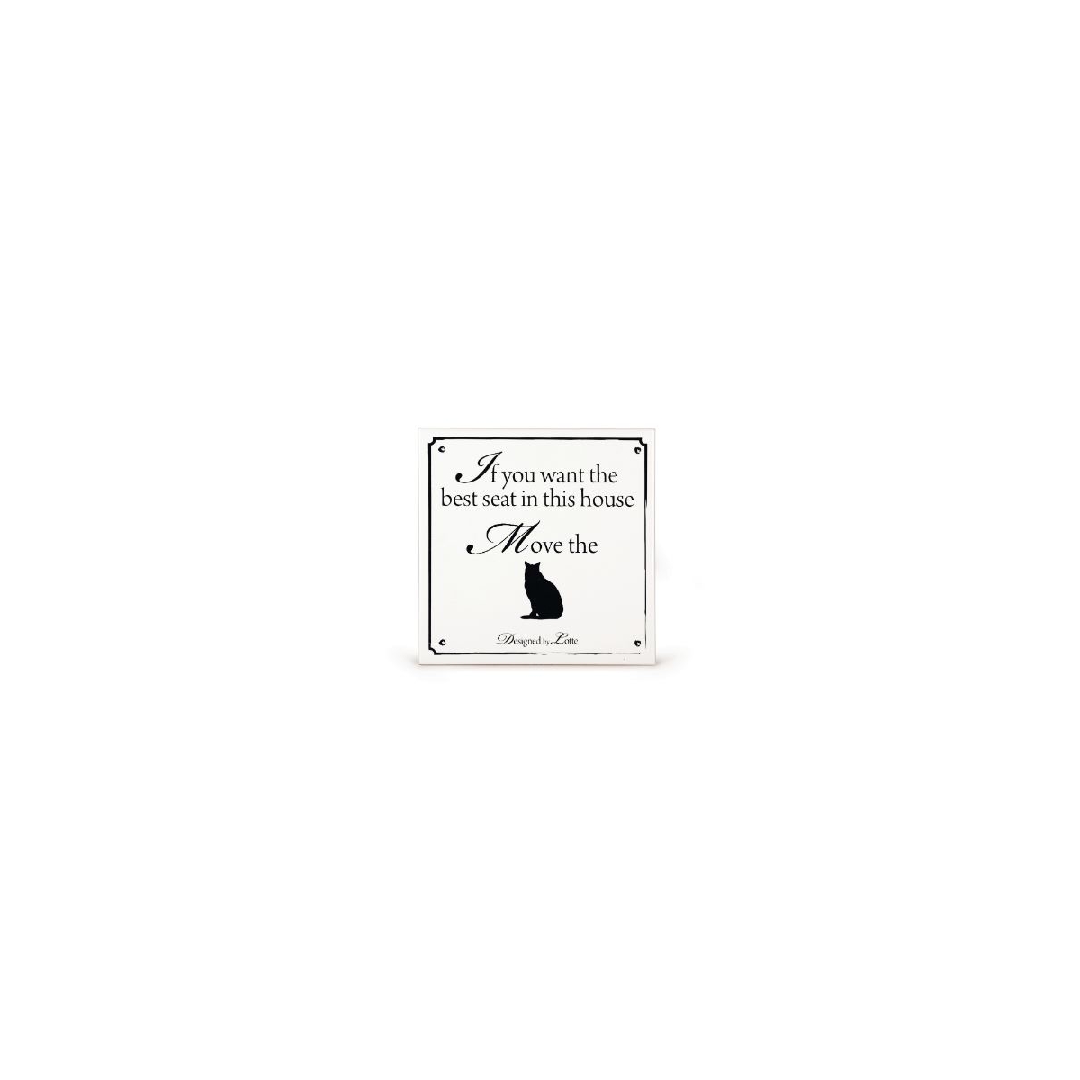 Beeztees Move Cat keramikinė plytelė, 14.5x14.5cm - 