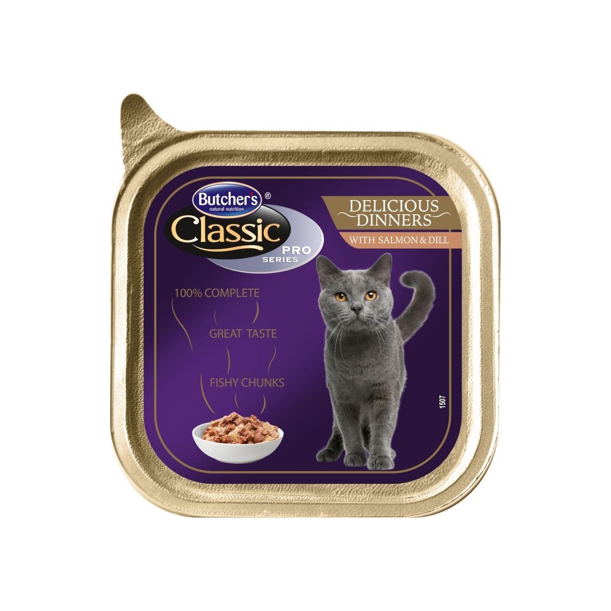 Butcher's Pro Delic. Dinner lašišos konservai katėms, 100 g - 