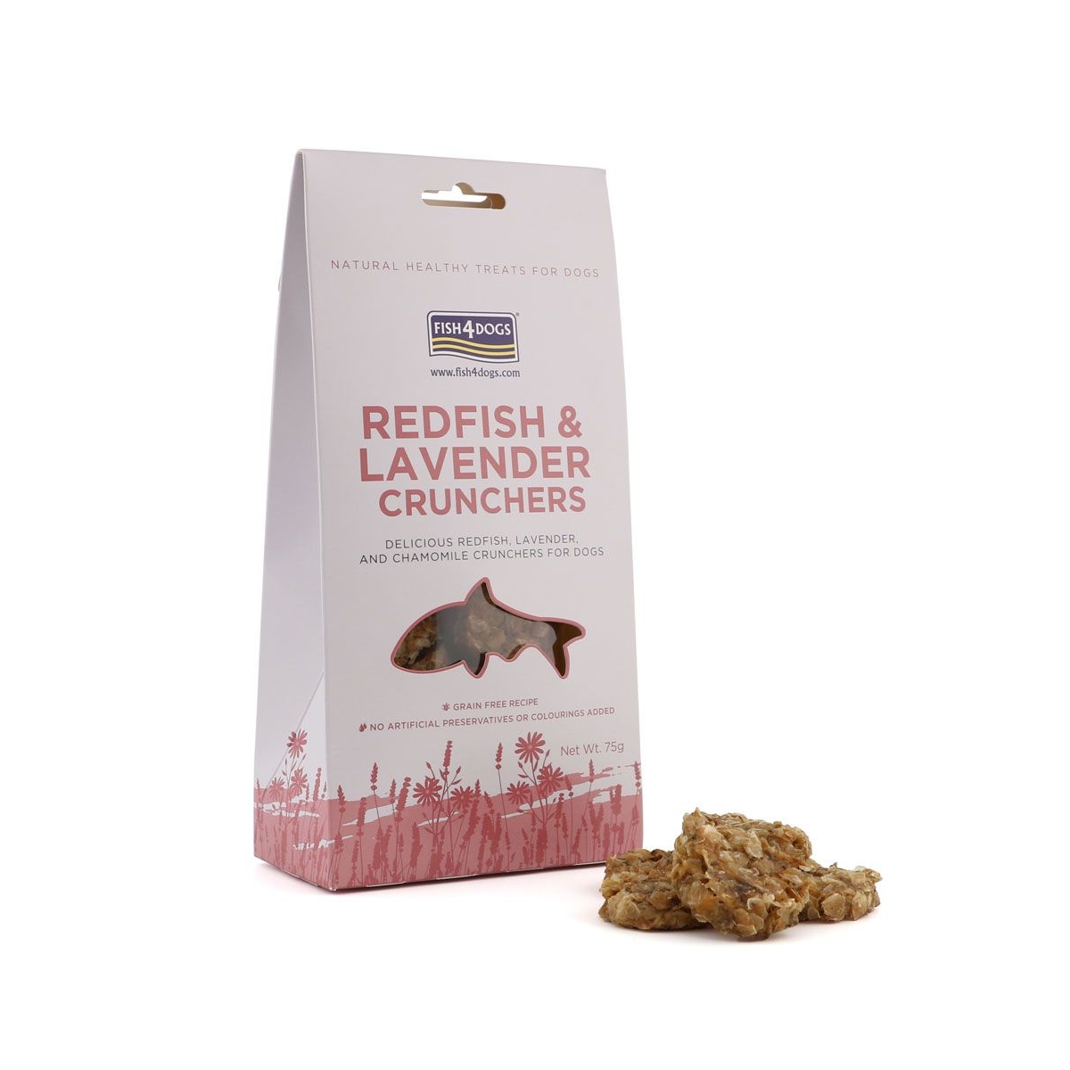 Fish4Dogs skanėstai šunims Redfish&Lavender 75 g - 