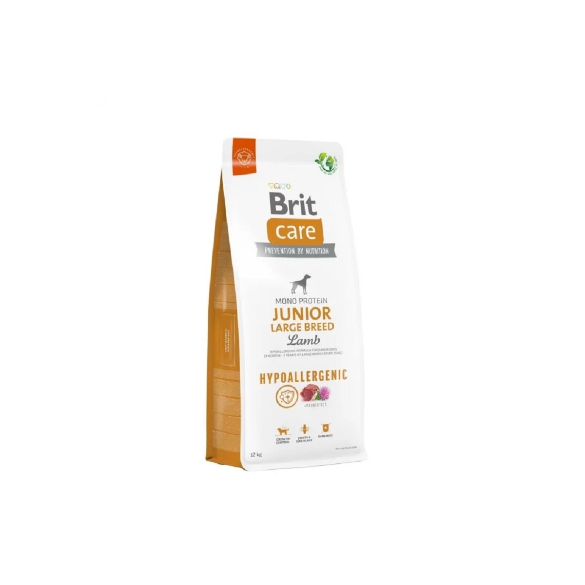 Brit Care maistas jauniems didelių veislių šunims su ėriena/ryžiai 12k - 