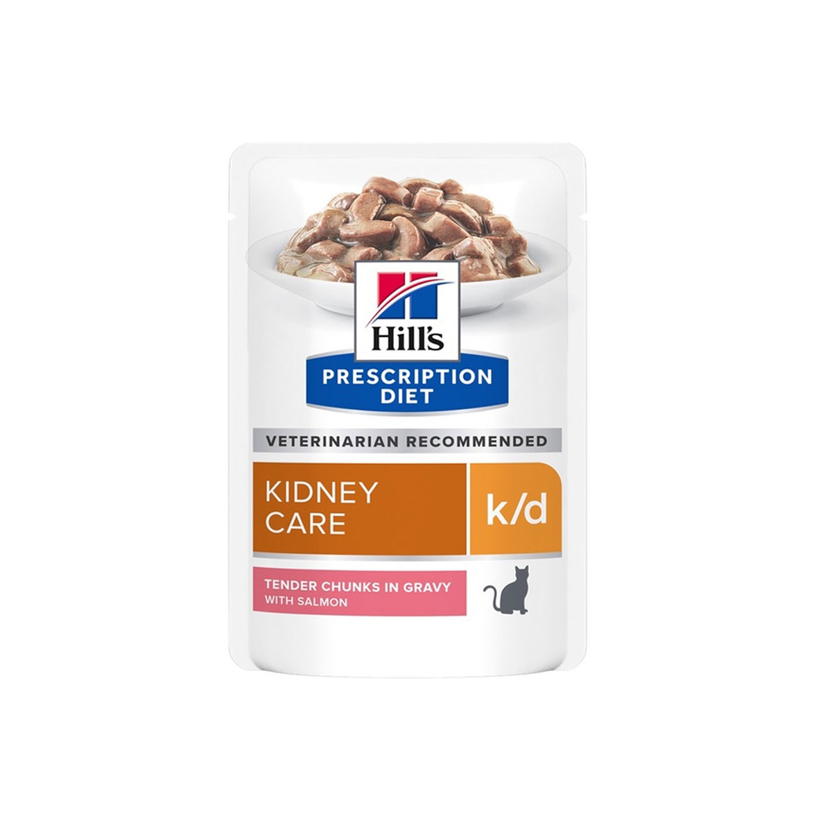 Hill's PD Feline k/d konservai katėms su lašiša, 85 g - 
