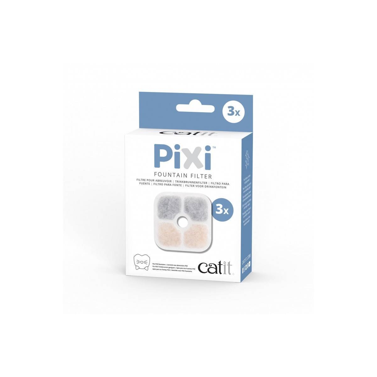 Catit Pixi automatinės girdykos filtrų kasetės, 3 vnt. -  1