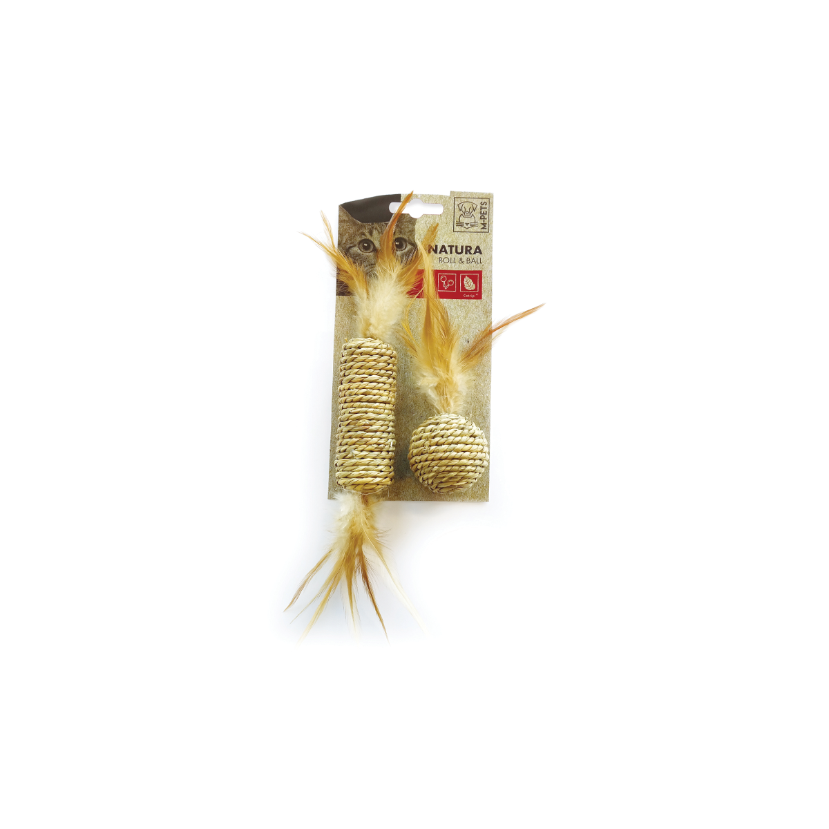 M-Pets Natura Roll&Ball žaislas katėms - 