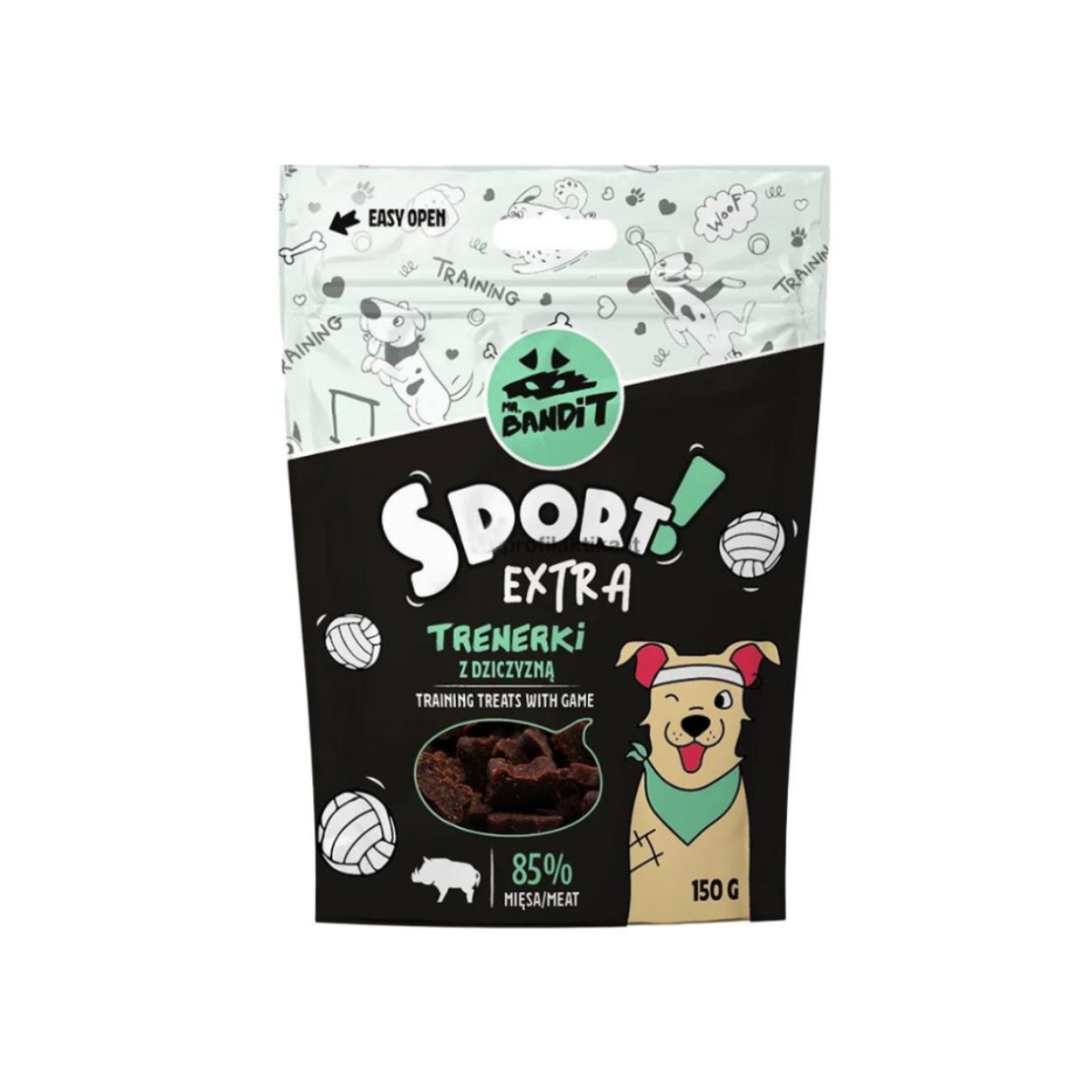 Mr. Bandit SPORT EXTRA skanėstai šunims su žveriena, 150 g - 
