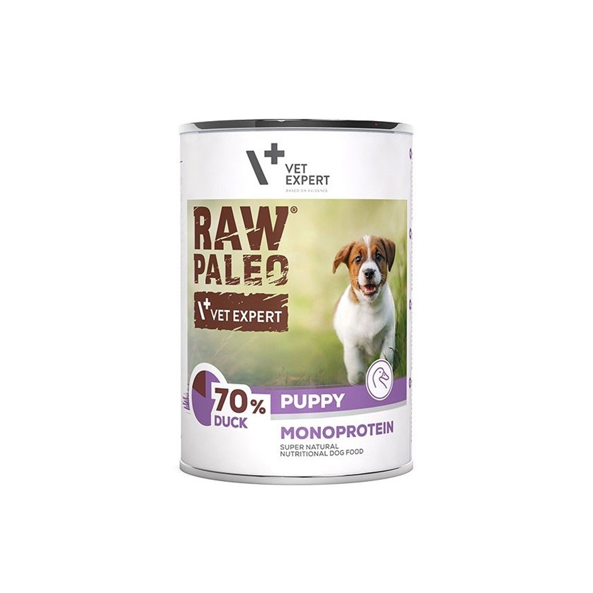 Raw Paleo Puppy konservai šuniukams su antiena, 400 g - 