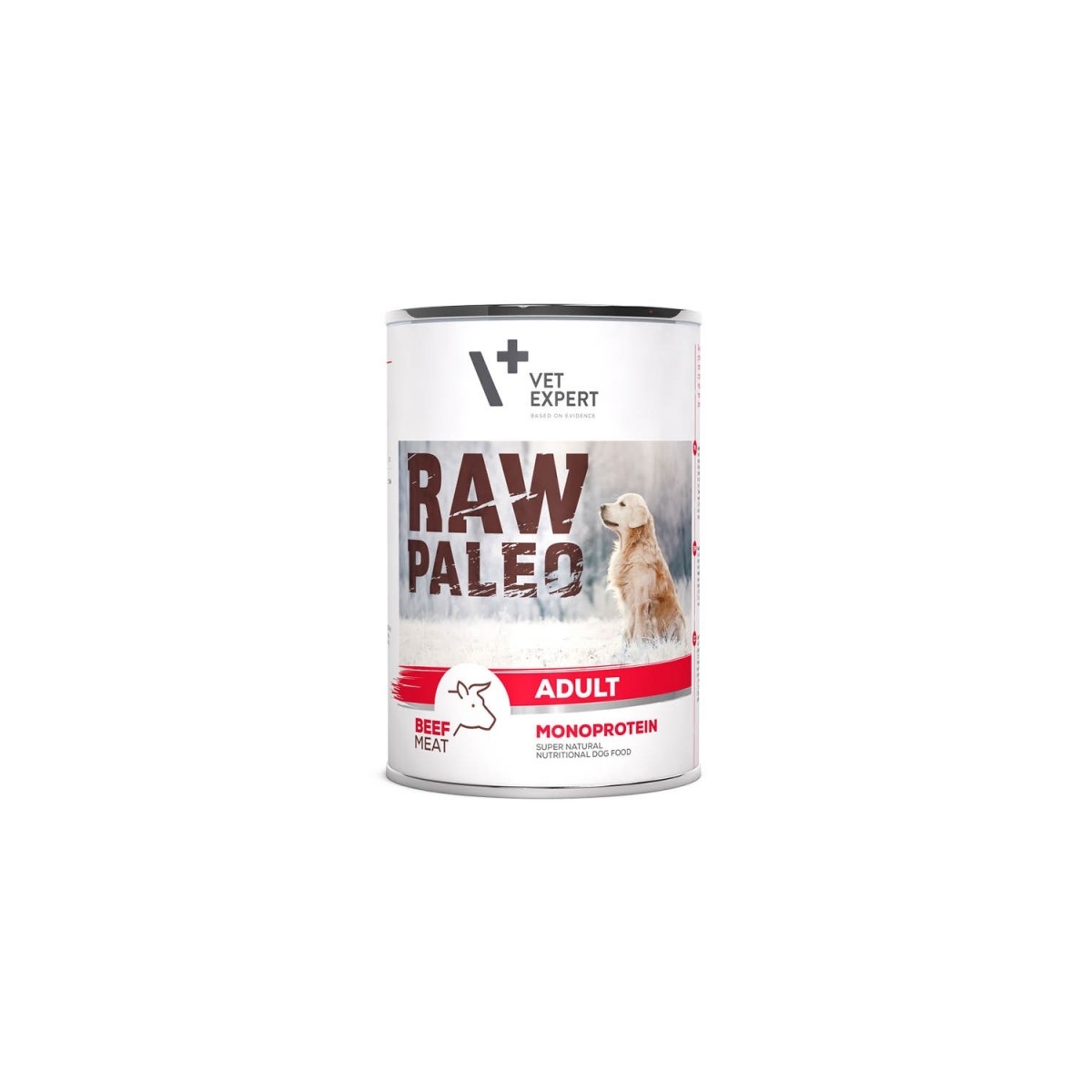 Raw Paleo Adult konservai šunims su jautiena, 400 g -  1