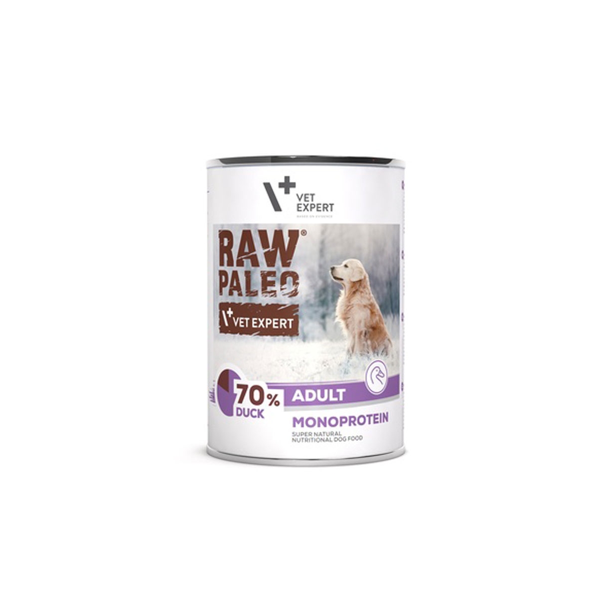 Raw Paleo Adult konservai šunims su antiena, 400 g - 