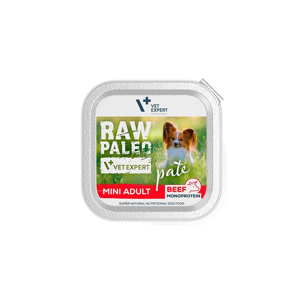 Raw Paleo Pate Mini Adult paštetas šunims su jautiena, 150 g -  1