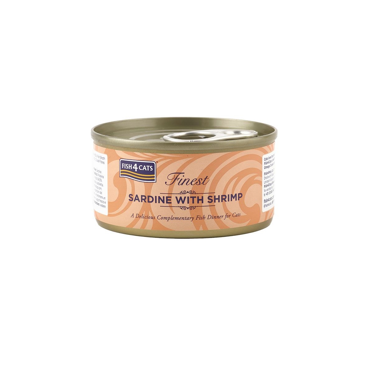 Fish4Cats konservai su sardinėmis ir krevetėmis, 70 g -  1
