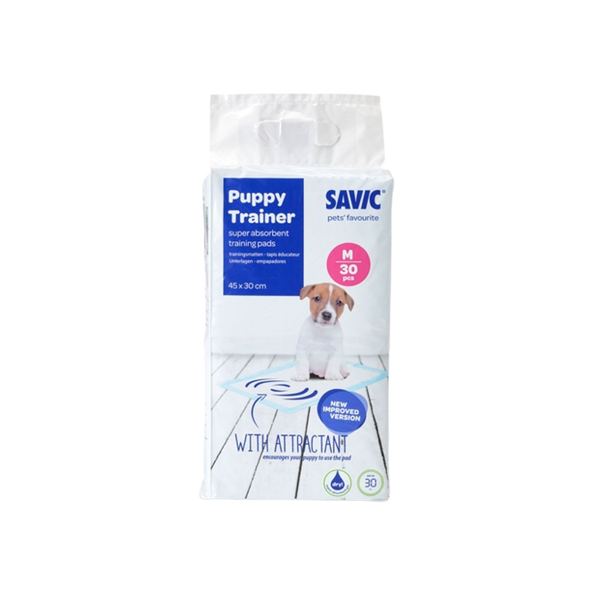 Savic Puppy Trainer vienkartinės palutės, 30 vnt, vidutinės 45x30 cm - 