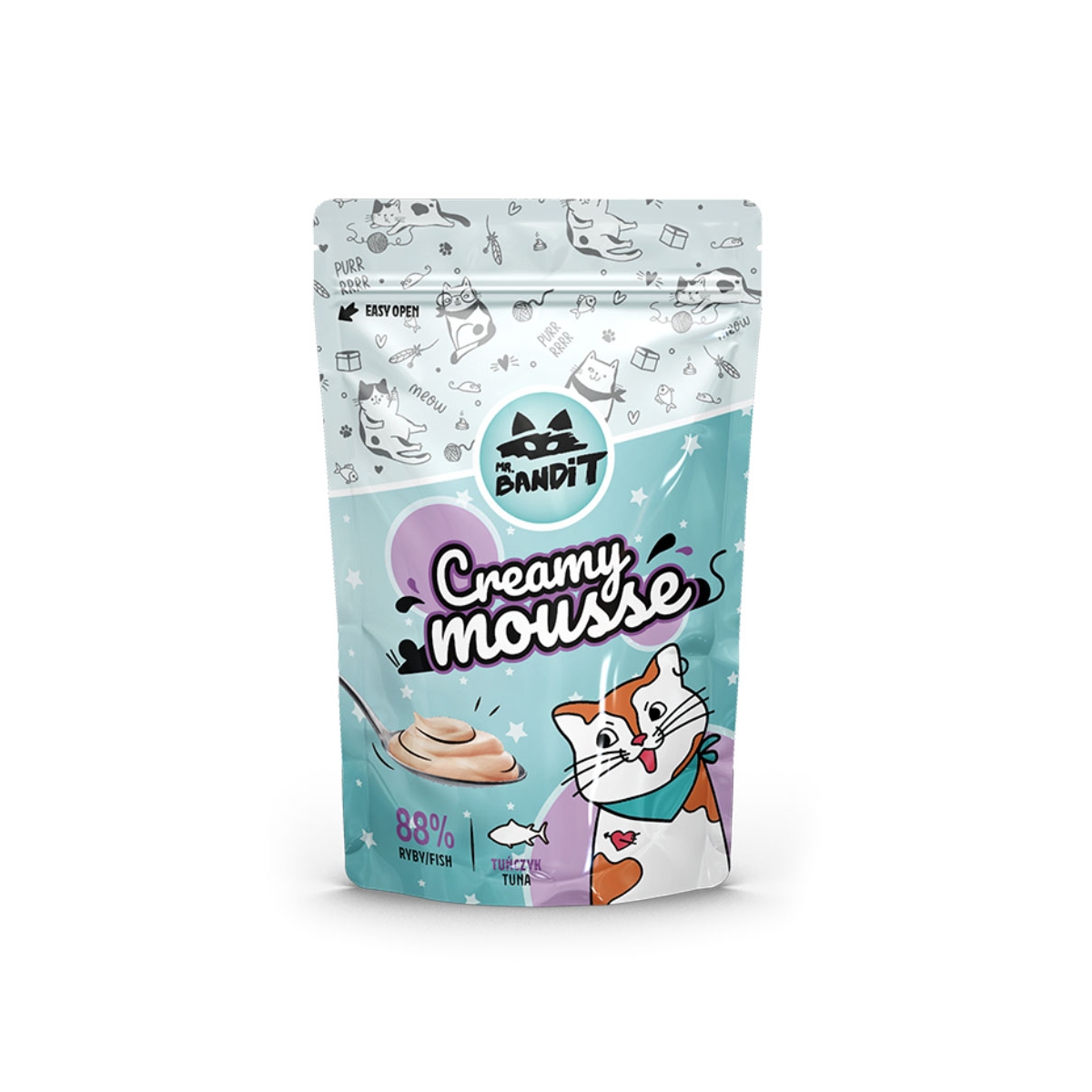 Mr.Bandit Creamy Mousse skanėstai katėms su tunu, 60g - 