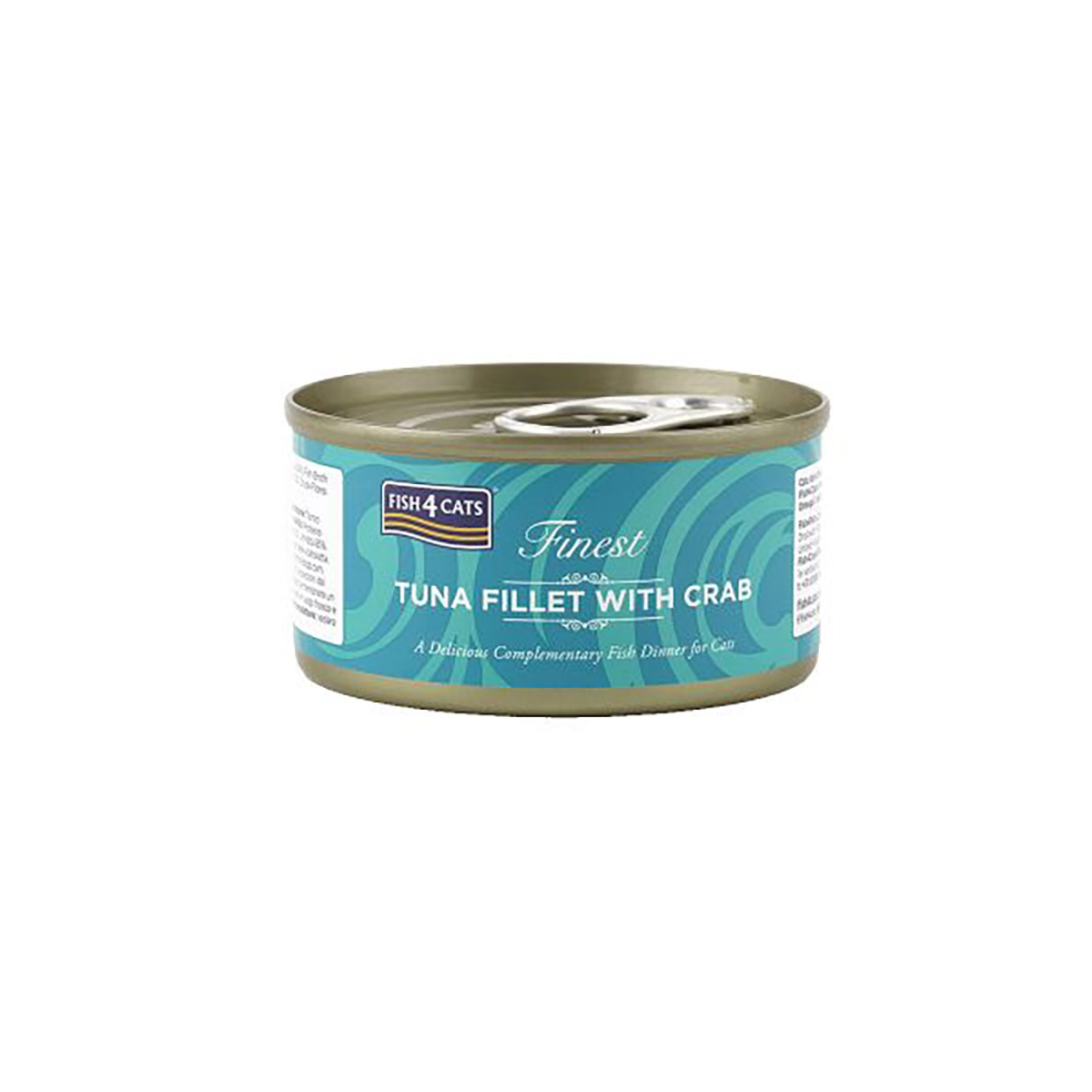 Fish4Cats konservai katėms su tunu ir krabais, 70 g -  1