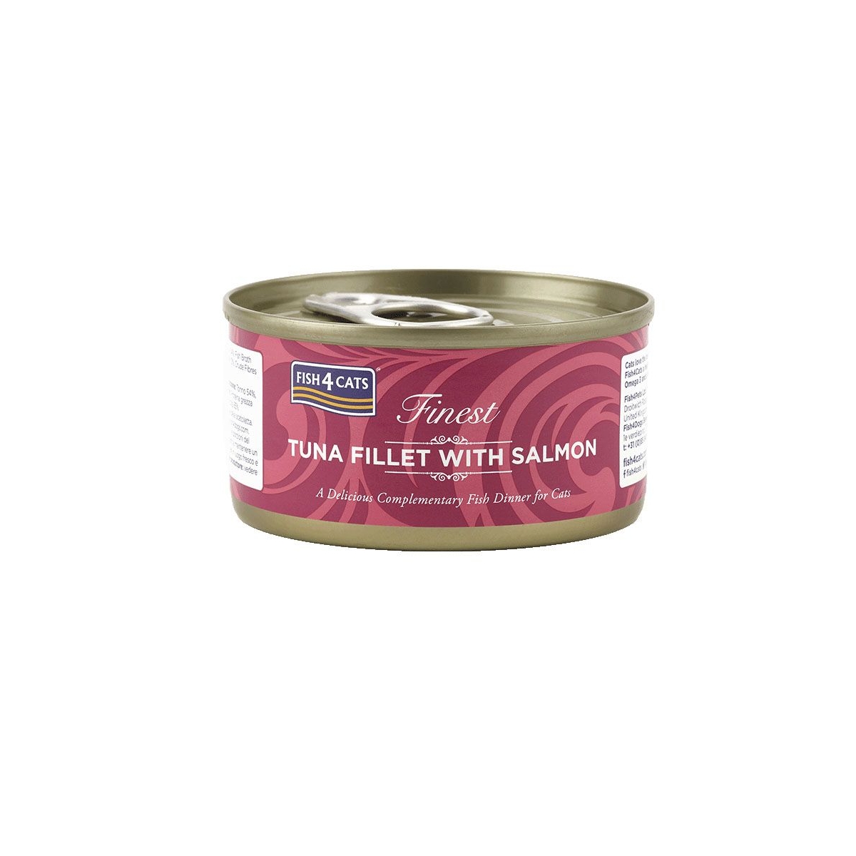 Fish4Cats konservai katėms su tunu ir lašiša, 70 g -  1