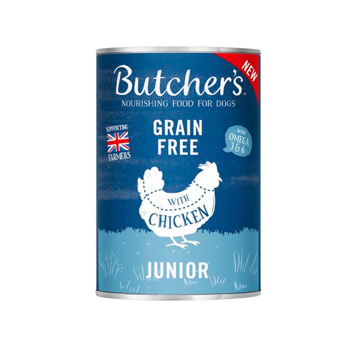 Butcher's Original Junior konservai šunims su vištiena, 400 g -  1