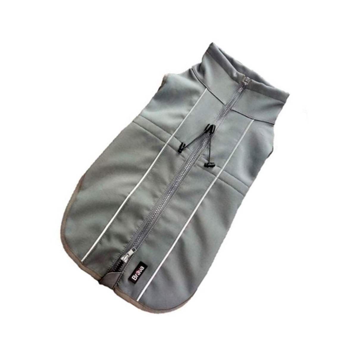 Finnero Sport Softshell striukė šunims, 35 cm, pilka -  1